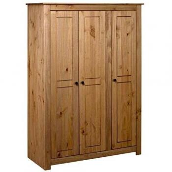 Garde-Robes à 3 Portes en Pin Assortiment Panama