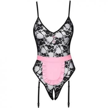 Eleganter Straps-Riobody mit Spitzenakzenten