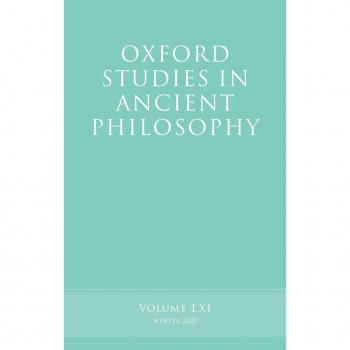 Oxford Studies in Ancient Philosophy Volume 61