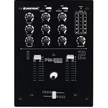OMNITRONIC PM-222 2-Kanal-DJ-Mixer | 4 x Line und 2 x Phono