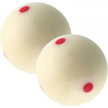 Indoor Billiard Cue Ball with Red Dots 57.2MM