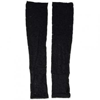 Guanti Neri Lunghi in Pizzo Gotico