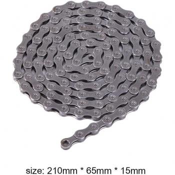 Chaîne de bicyclette gris, 116 maillons, connecteur rapide, HG95, 10/30 vitesses, pour VTT
