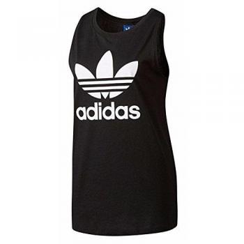 Adidas Frauen Loose Crop Top – Schwarz, Größe 34