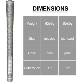 Geoleap Glory-M Midsize Golf Grips with Memory Point Assist
