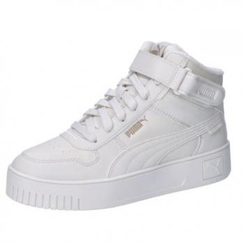 Zapatillas PUMA Carina Street Mid WTR Mujer Gris y Dorado