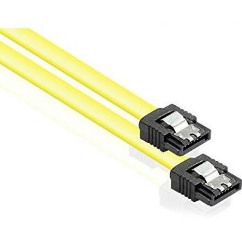 Good Connections SATA 3 Kabel mit Verriegelung 0,5 m gelb