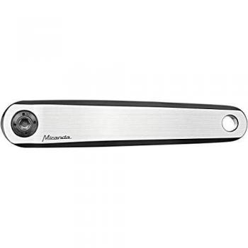Crank Arms Set ebike Delta Plus 170mm Q16 Isis Silver Black