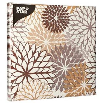 PAPSTAR 1/4-Falz Servietten Floralies 40 cm x 40 cm