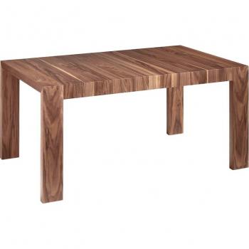 Mesa comedor extensible ANGEL CERDÁ 1012C, Nogal, Chapa Nogal, dimensiones 160/210/260 x 100 x 76 cm