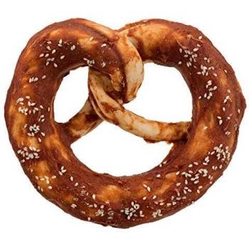 Trixie DENTA FUN ZAHNREINIGUNGSKAUTSCHER MIT RIND Ø 8 cm: 80 g