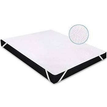 Karcore Matratzenauflage, Baumwolle, wasserdicht, Anti-Allergie, 180 x 200 cm