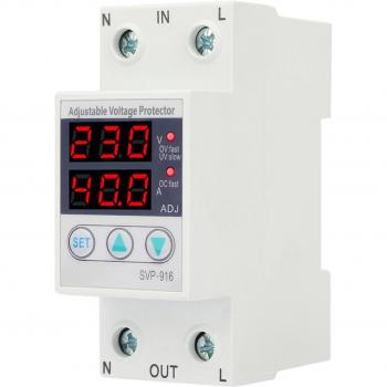 Módulo de Casa Inteligente SVP‑916: 40A, 230V AC, Bajo Voltaje y Reset Retraso