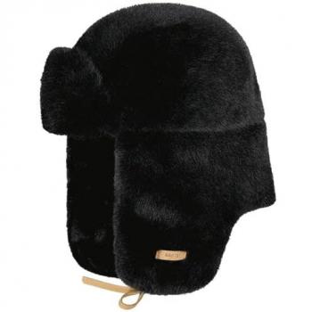 Barts Lucerne Gorro Negro estilo Bomber para mujer