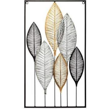 Portaabbigliamento Metallo Foglie Russe 37x65 cm