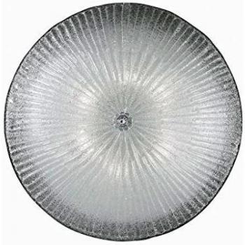 Netlighting Shell 6 Light Indoor Flush Wall Ceiling Light Chrome with Clear Glass E27