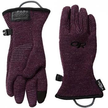 Outdoor Research Flurry Sensor Gloves für Kinder – Lila, Pinot‑Farbe – M