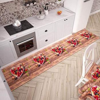 Sapore di Casa – Tappeto Passatoia Cucina 52x100 cm, Artigianale Italiano