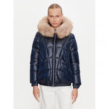Geox Dunkelblaue Winterjacke Backsie Regular Fit