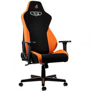 Silla Gamer Nitro Concepts S300 Soporta 135Kg Naranja/Negro