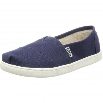 Toms Alpargata Enfant Bleu Navy Canvas UK11.5