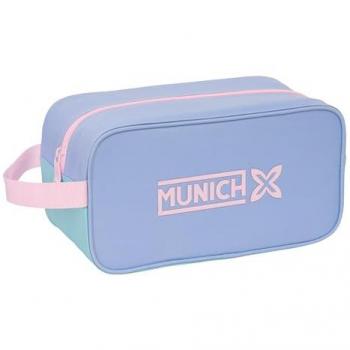 Estuche Viaje Múnich Mellow Azul Celeste 29x15x14