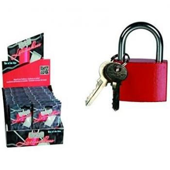 „Out of the Blue“ Liebesschloss in Rot