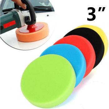 Almohadilla de Pulido esponjosa 3” – Kit Reposición de 5 piezas para el hogar
