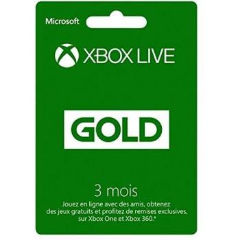 Pass Xbox Live Gold 3 mois