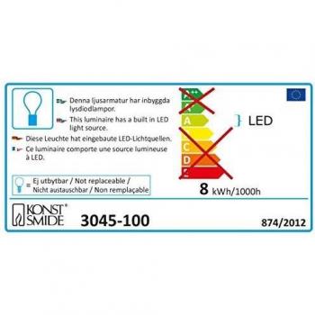 Konstsmide 3045‑100 LED Lichterschlauch 9 m – 230 V Außen, IP44