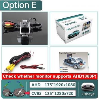 Cámara Trasera GreenYi GLK 170° Lente Ojo de Pez HD AHD 1080p