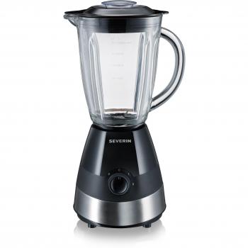 Mixer cucina Severin da 550 watt, modello SM 3718, caraffa in vetro di 1,5 L con funzione tritaghiaccio inclusa