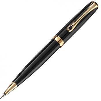 Eleganter Drehbleistift Excellence A2 in Schwarz mit Gold 0,7