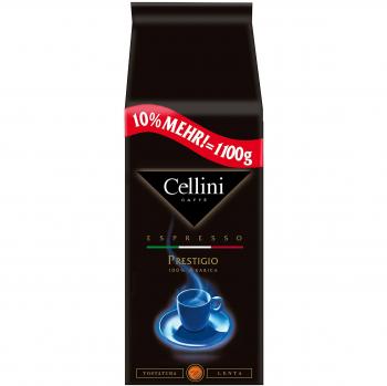 Cellini Prestigio 100% Arabica Ganze Bohne, 1er Pack (1 x 1,1 kg)