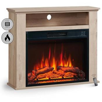 Balderia Elektrischer Kamin mit Fernbedienung