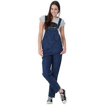 Size 10 Women's Regular Denim Dungarees (Stonewash)