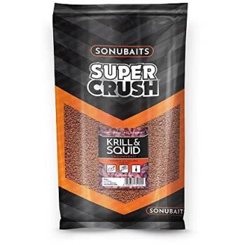 Sonubaits 2 kg Amorce Krill et Calmar, rouge
