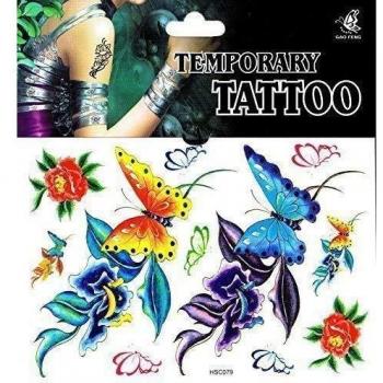 Mehrfarbiger Schmetterlings‑Stempel – 1 Stück