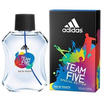 Adidas Team Five Eau de Toilette para hombres 100 ml