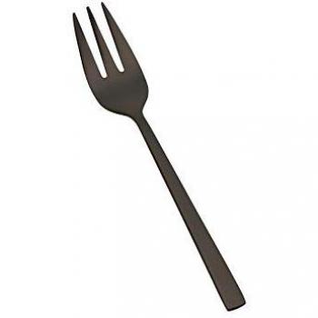 Broste Copenhagen Hune Kuchengabel, Mattschwarz Titan (4 Stück)