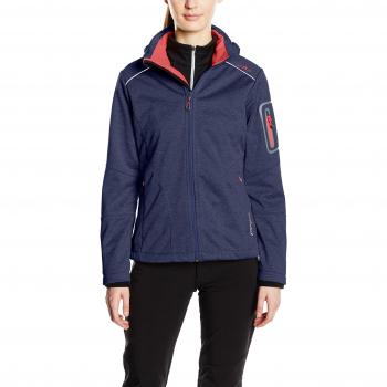 CAMPAGNOLO Softshell Femme – Chaqueta Azul Marino
