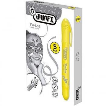 Barra de maquillaje Jovi Twist Make-Up Amarillo, caja de 5 unidades