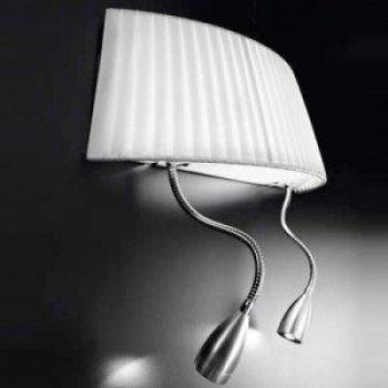 Dorotea LED Wandleuchte in Plissee-Optik, E27