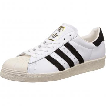 Adidas Superstar 80s Calzature in bianco con dettagli neri e oro metallizzato