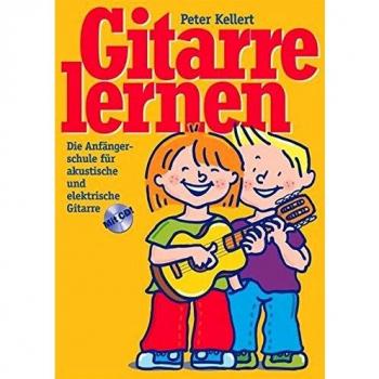 Gitarre lernen: Die Anfängerschule für akustische und elektrische Gitarre. Mit CD