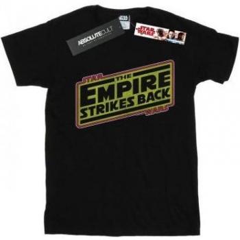 Black Empire Strikes Back Logo T‑Shirt for Women
