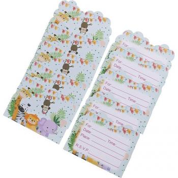 Tarjetas de Boda con Tema Safari – 10 uds