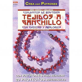 Serie Abalorios nº 16. Conjuntos de bisutería tejidos a ganchillo con cuentas y 