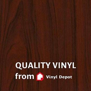 Self-Adhesive Mahogany Decor Sheet 675mm