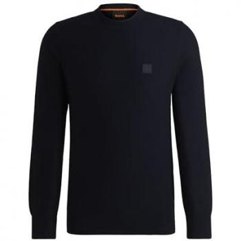 BOSS ORANGE Strickpullover »Anion_S«, mit BOSS-Badge
